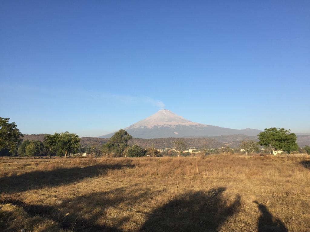 En las faldas del volcán, mientras tanto, se producen algunos incendios forestales  (Andrés Lobato)