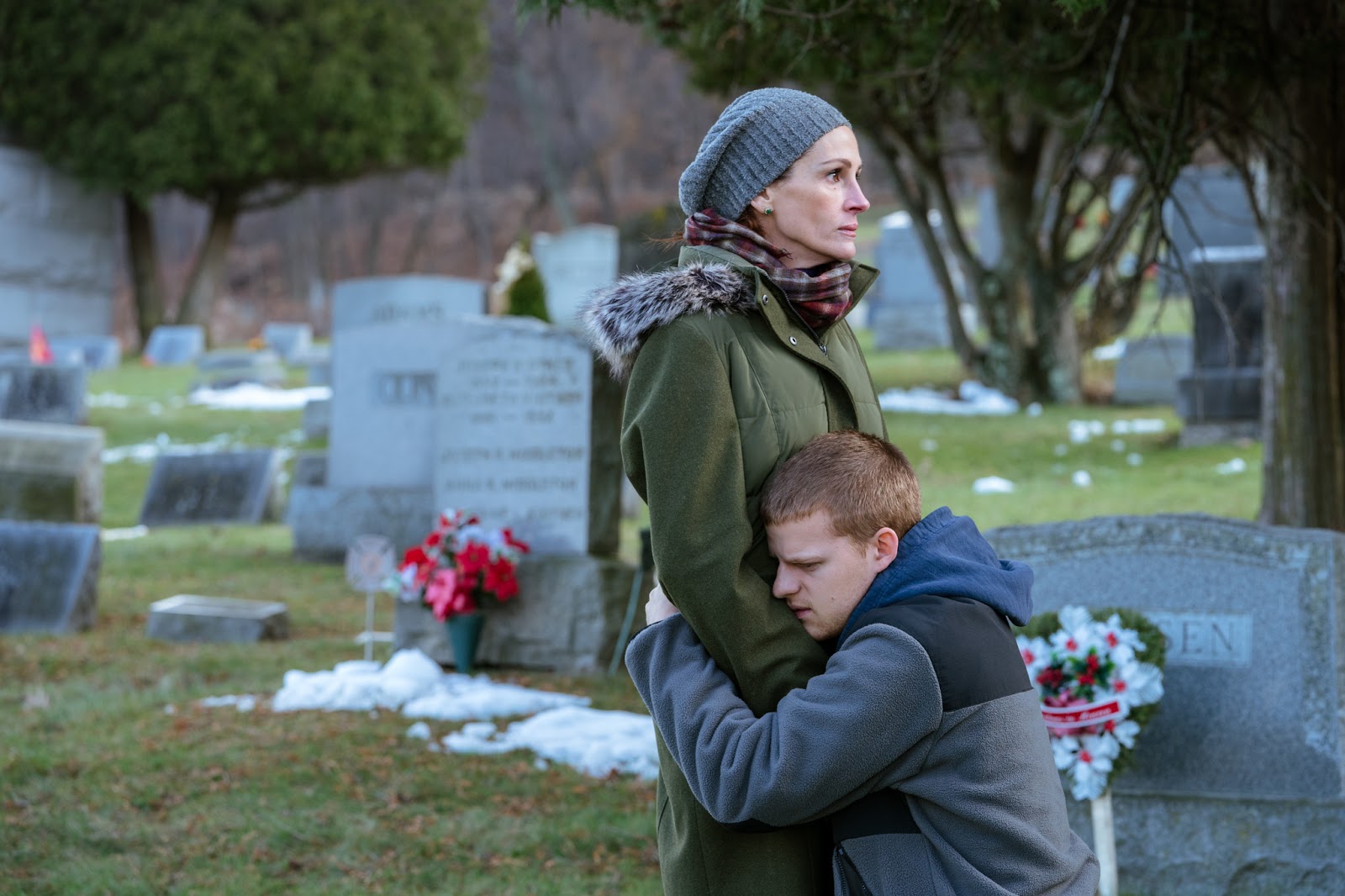 Julia Roberts y Lucas Hedges protagonizan 'Regresa a mí'. (Cortesía)
