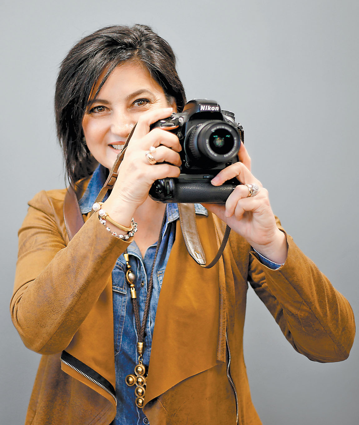 La ex priista asegura que una de sus aficiones es la fotografía. (Araceli López)