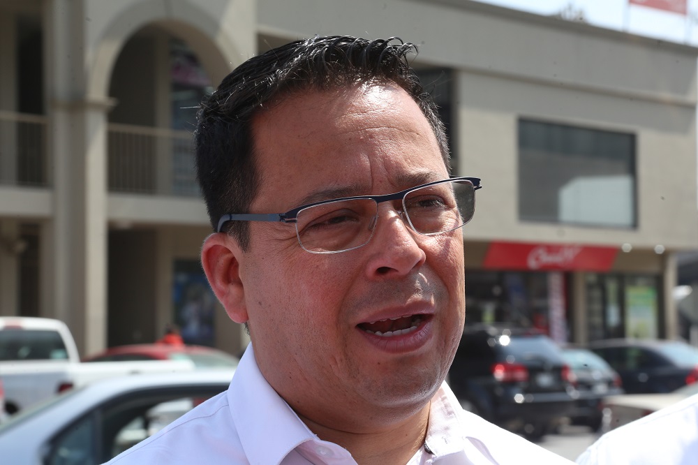 El alcalde de Santa Catarina, Héctor Castillo. (Leonel Rocha)