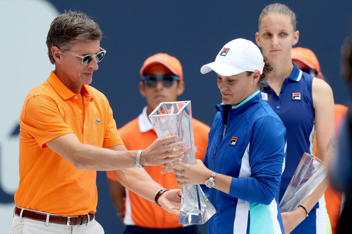 Ashleigh Barty ganó el Abierto de Miami (AFP)