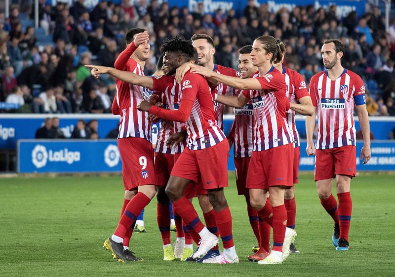 Atlético de Madrid venció con goleada al Deportivo Alavés (EFE)