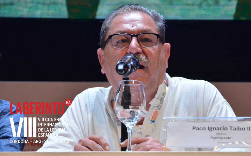 Taibo II representó a México en la sesión “Lengua e interculturalidad”. (Cortesía: CILE)