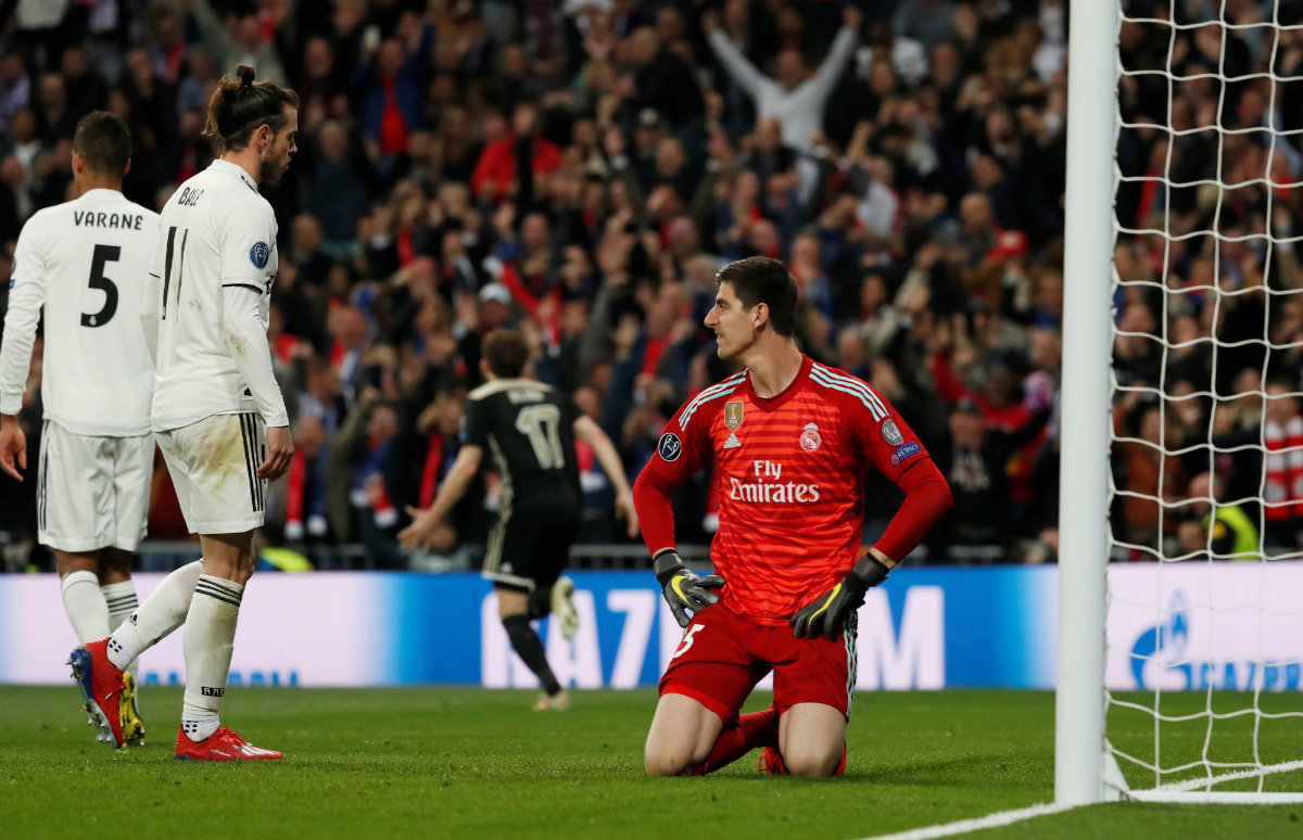 Thibaut Courtois es baja en el Real Madrid para el duelo ante el Huesca (Reuters)