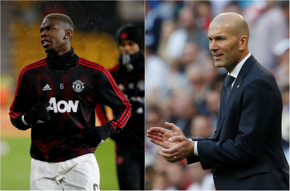 Zinedine Zidane elogió las cualidades de Paul Pogba (Reuters)