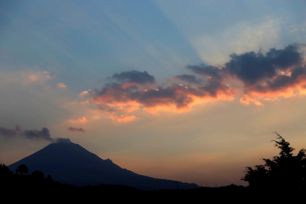 Atarceder en el Volcan Popocatépetl. (Cuartoscuro)