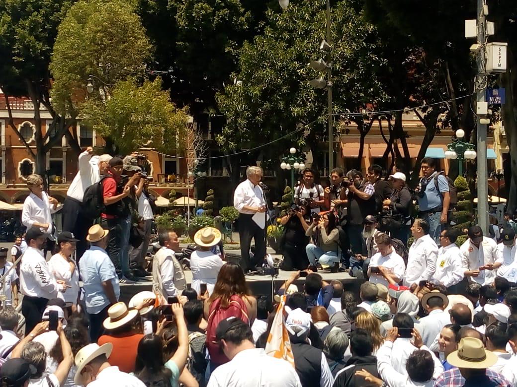 Cárdenas aseguró que de la mano de los tres partidos que lo cobijan, se volverá a ganar el gobierno de Puebla (Elvia García)