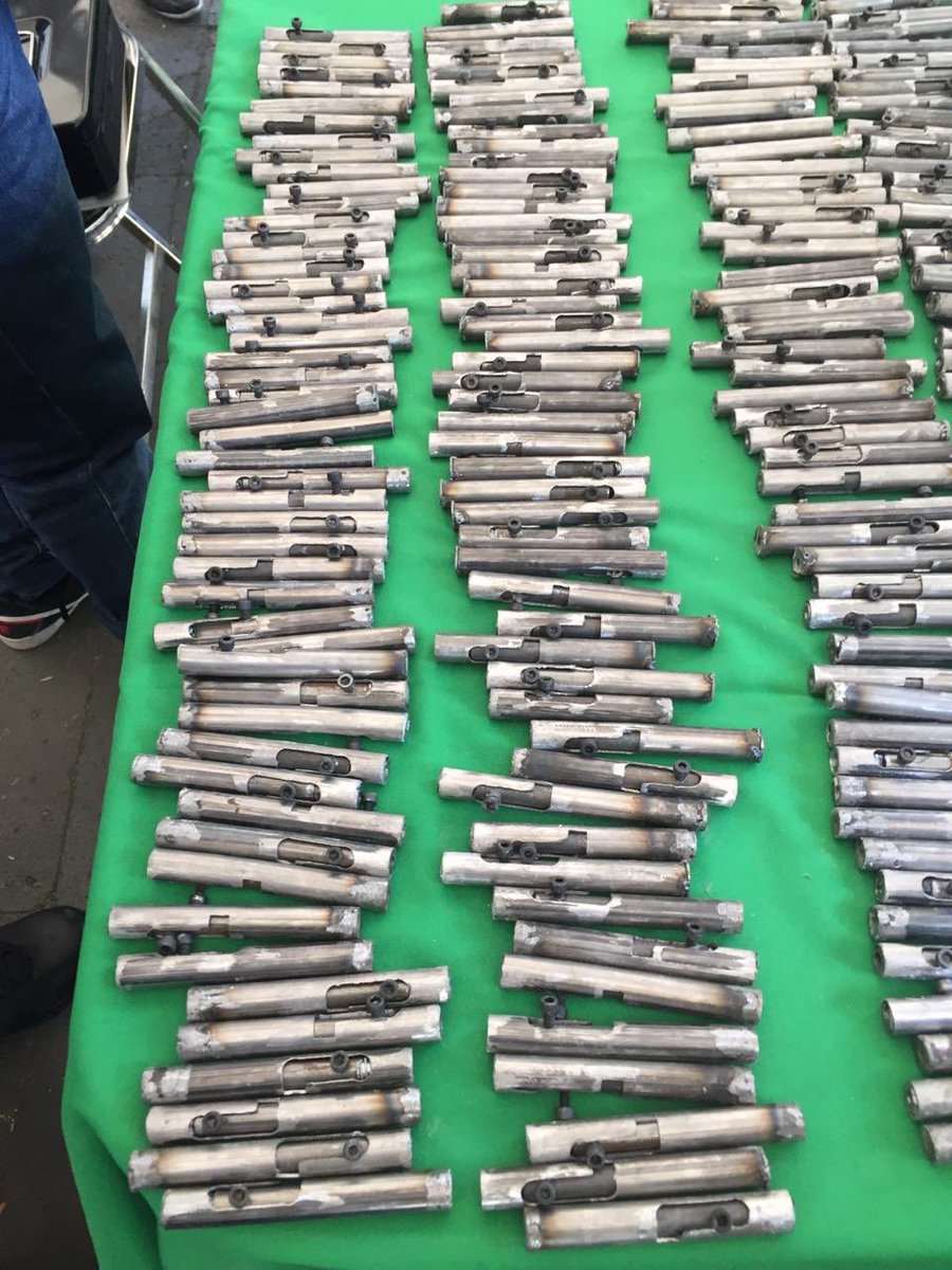 El gobierno capitalino destacó que en diez semanas se recuperaron  mil 556 armas de fuego.(Twitter: @SeGobMx)