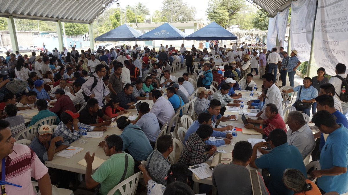 Segunda jornada de la Consulta Indígena del Programa para el Desarrollo del Istmo de Tehuantepec.