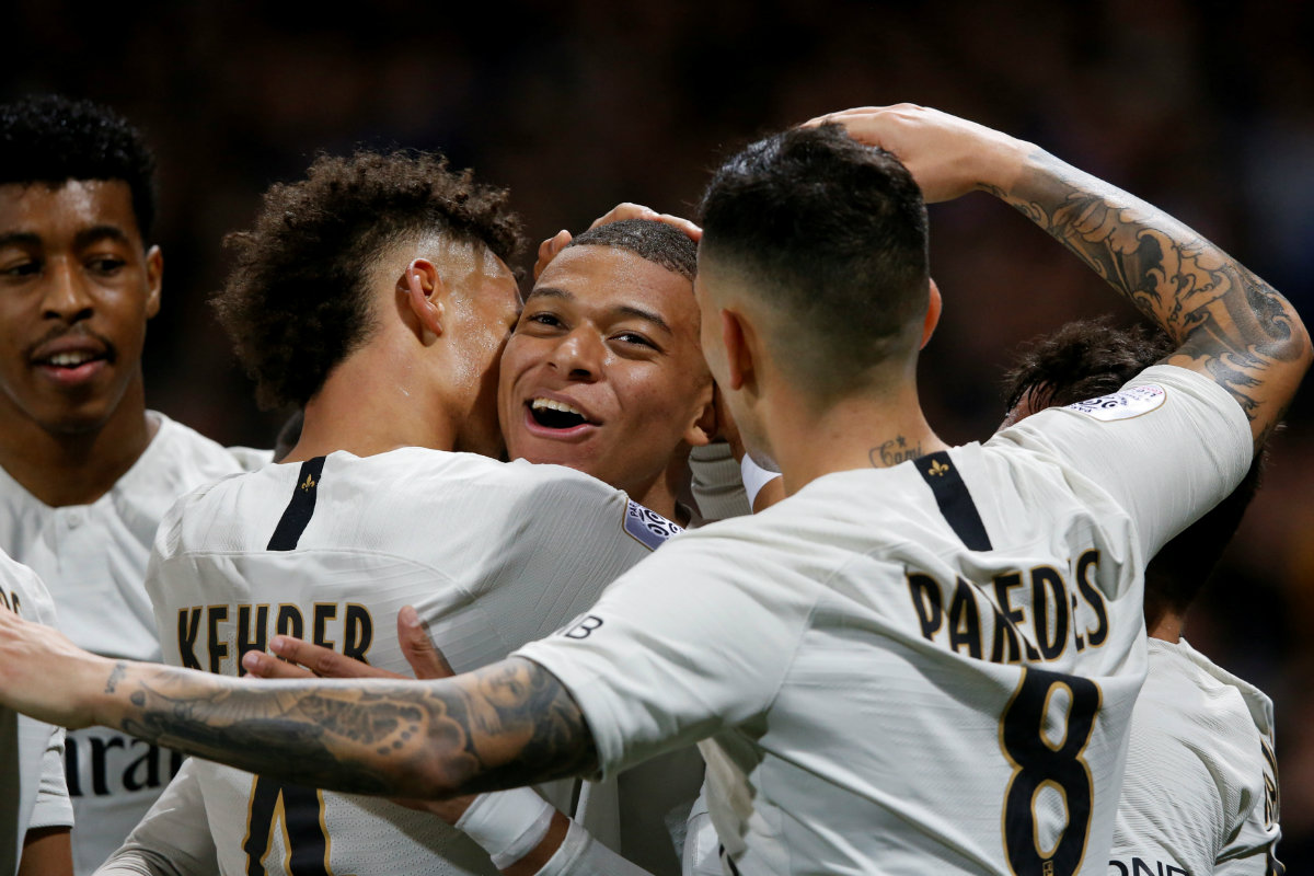 Kylian Mbappé marcó el gol de la victoria del PSG (Reuters)
