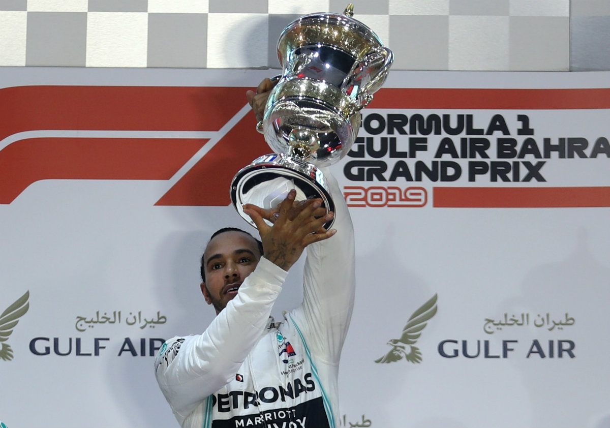 Lewis Hamilton gana el Gran Premio de Bahréin (Reuters)