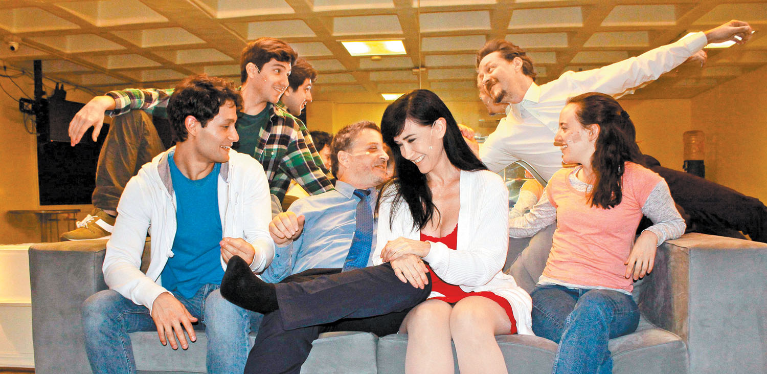 Mariano Palacios, Jerry Velázquez, Héctor Berzunza, María Panella, Federico Di Lorenzo y Susana Zabaleta. (Alfonso Manzano)