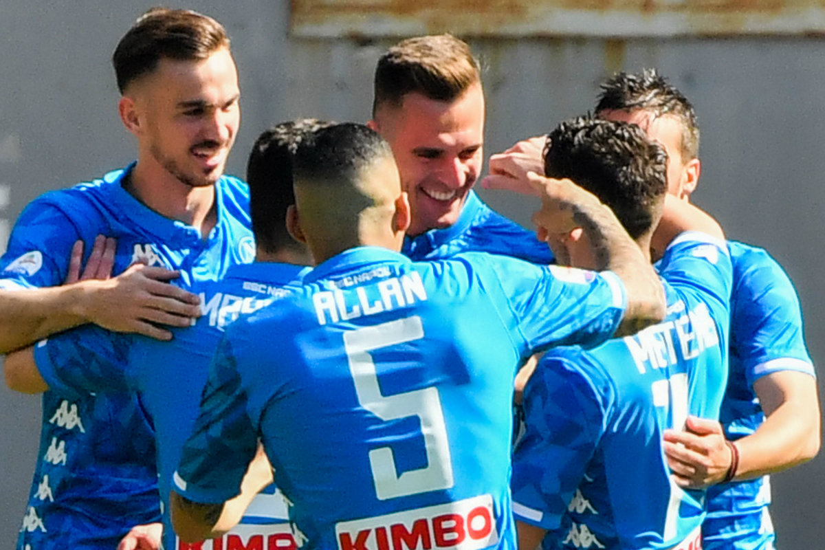 Napoli aplastó a la Roma (AFP)