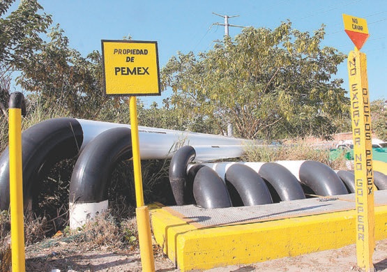 Ductos de Pemex.