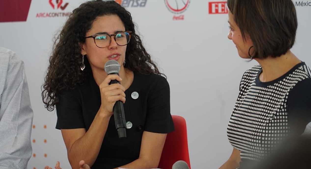 María Luisa Alcalde, secretaria del Trabajo (Foto: @STPS_mx)
