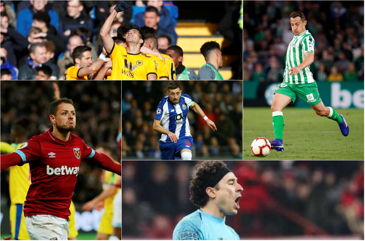 Agenda de los partidos de mexicanos que juegan en Europa del 2 al 8 de abril (Reuters / Twitter @StandardLiegeES y @RealBetis)