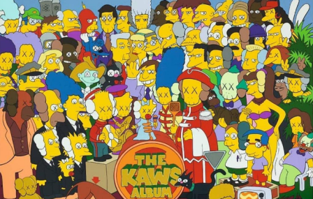 El artista Kaws es reconocido por las cruces que ocupa en sus obras (Instagram).