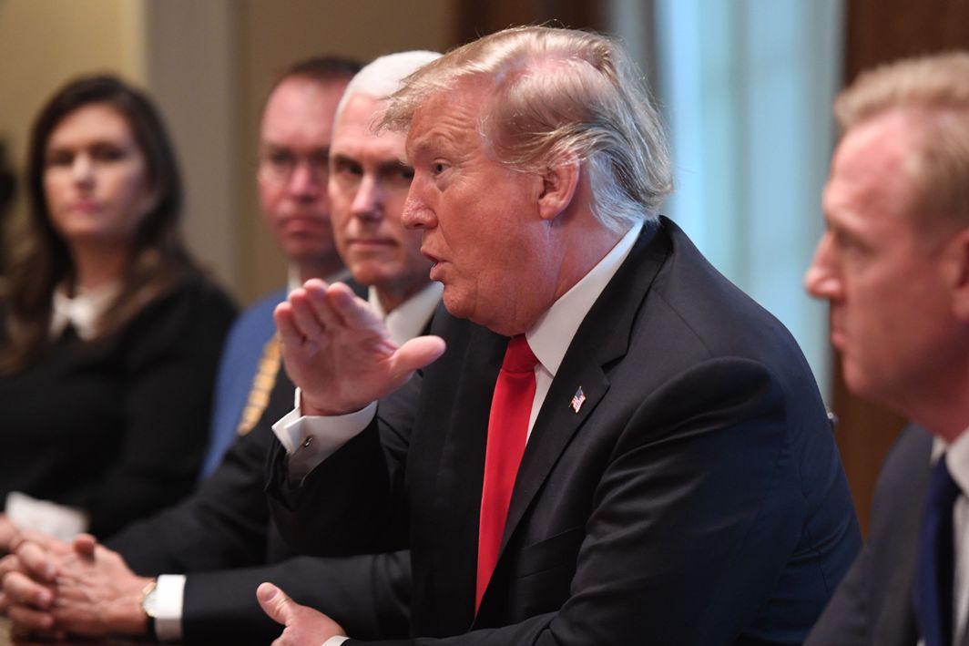 Donald Trump dijo que quizás se podrían cerrar algunas secciones y no toda la frontera. (AFP)
