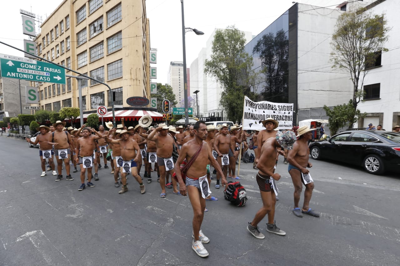Integrantes de los 400 pueblos. (Héctor Téllez)