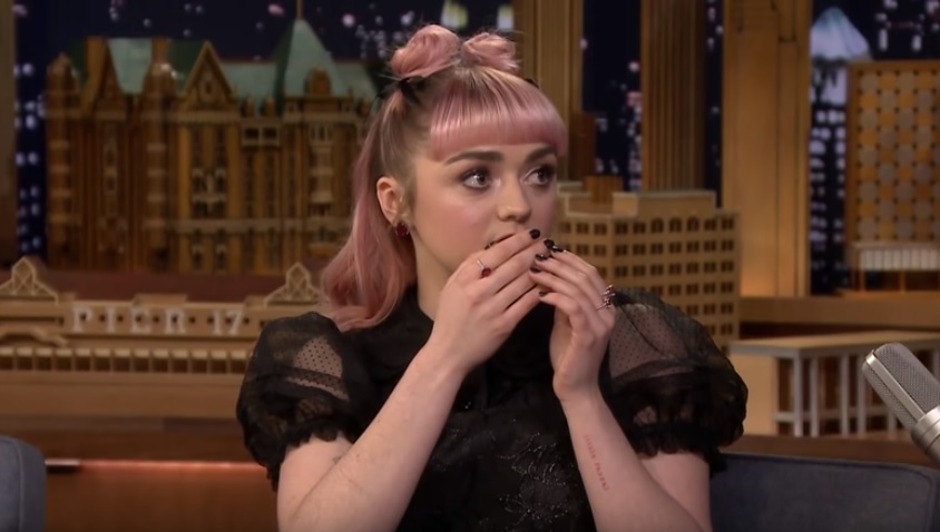 Maisie Williams hace un 'spoiler' de 'Game of Thrones' (Captura)