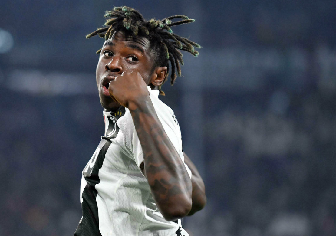 Moise Kean, delantero de Juventus (AP)