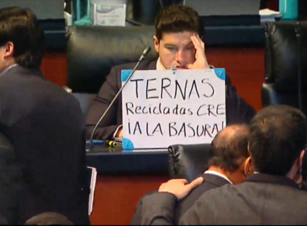 Samuel García, senador de Movimiento Ciudadano, propuso una iniciativa para eliminar el “reciclaje”  en ternas para la CRE (Silvia Arellano)