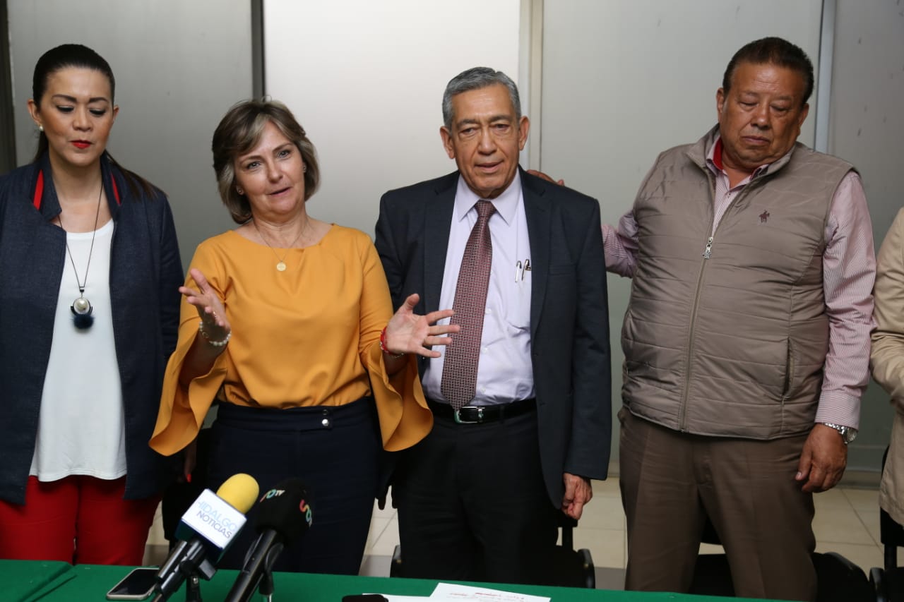 Conferencia de prensa para dar a conocer los pormenores post huelga. (Jorge Sánchez)