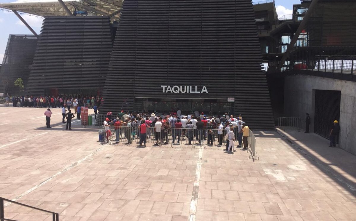 Diablos Rojos Fila Estadio Alfredo Harp Helú boletos de serie Tigres