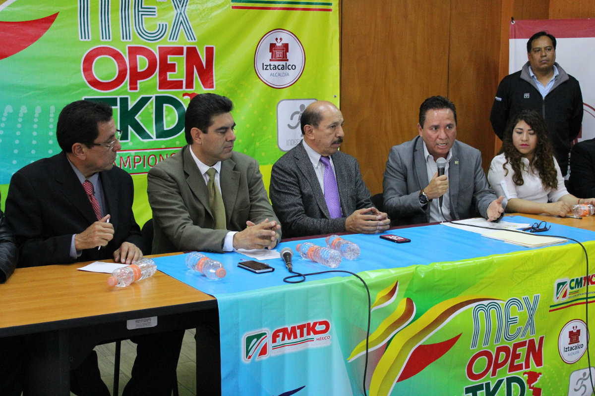 Presentan el México Open de Taekwondo (Cortesía FMTKD)
