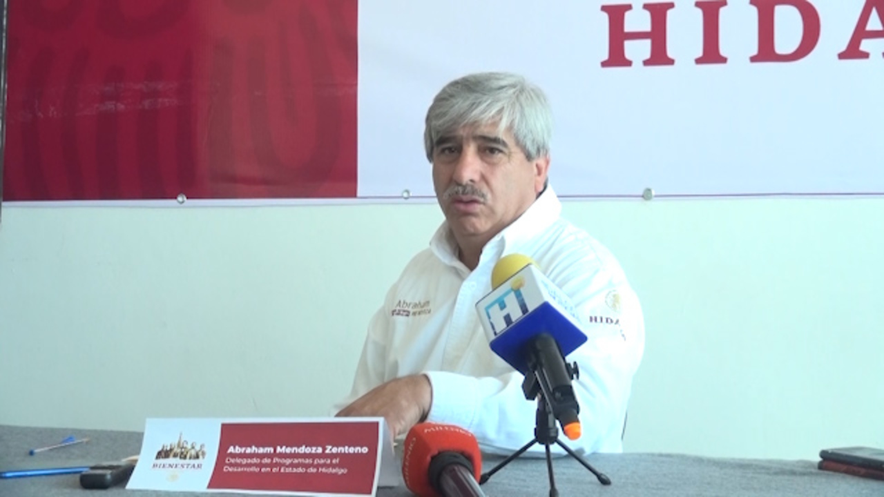 Conferencia encabezada por Abraham Mendoza Zenteno, Delegado de Programas para el Desarrollo en el Estado de Hidalgo