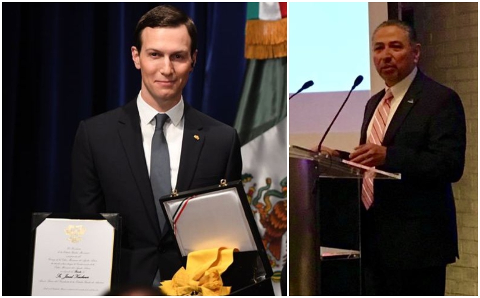 El embajador Jacob Prado González propuso entregar distinción a Jared Kushner. (Especial)