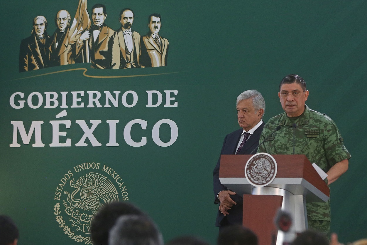 , Luis Crescencio Sandoval González, presentó un diagnóstico sobre la inseguridad que existe en la entidad. (Fernando Carranza)