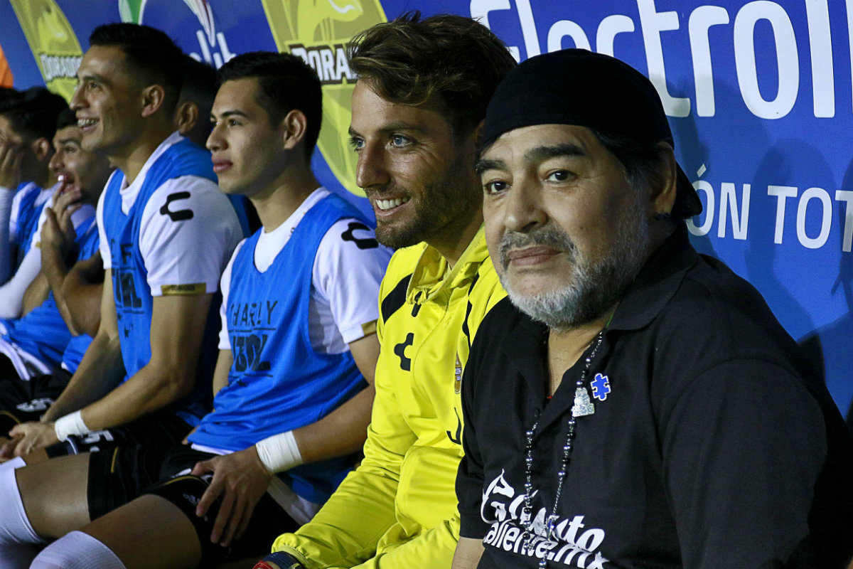 Diego Maradona amenaza con dejar Dorados (Imago7)