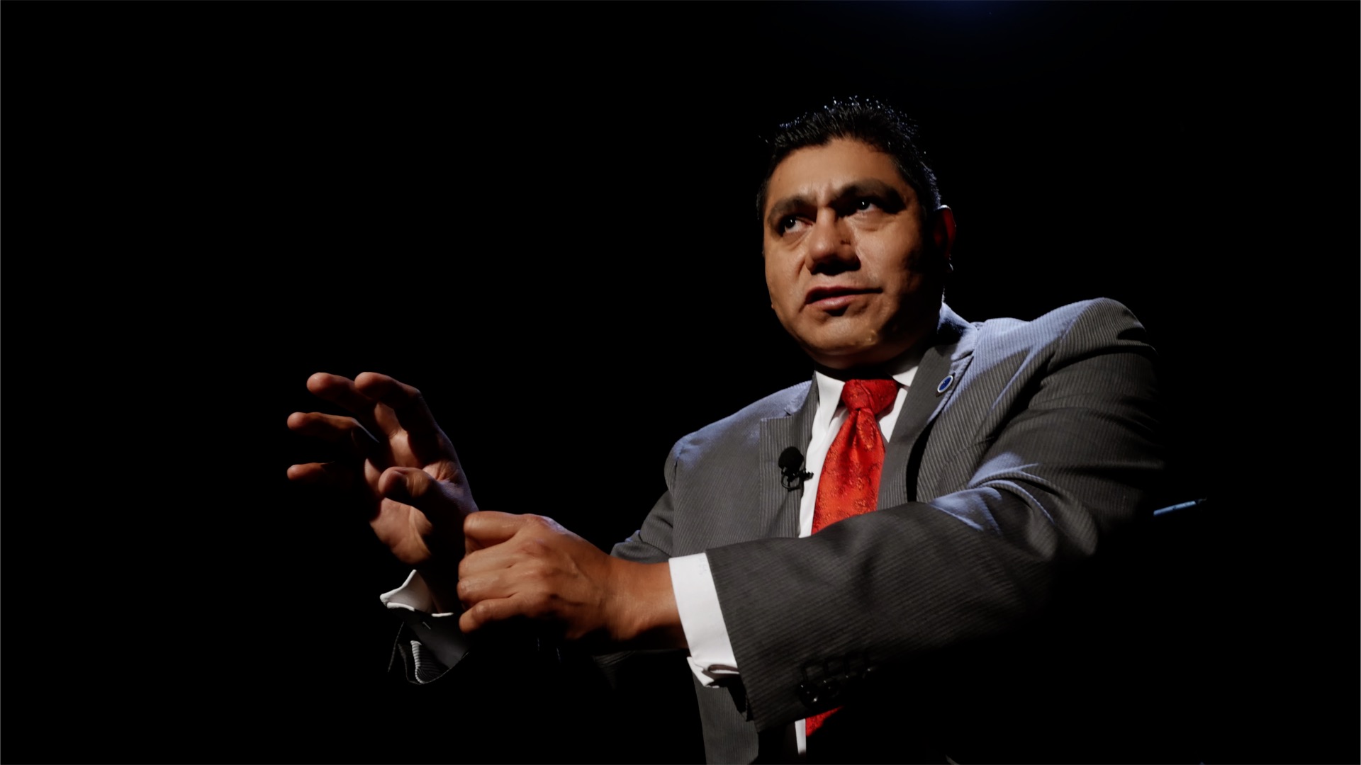 Jorge Luis Preciado dijo que el recorte a las guarderías es una bandera que tienen que defender. (Araceli López)