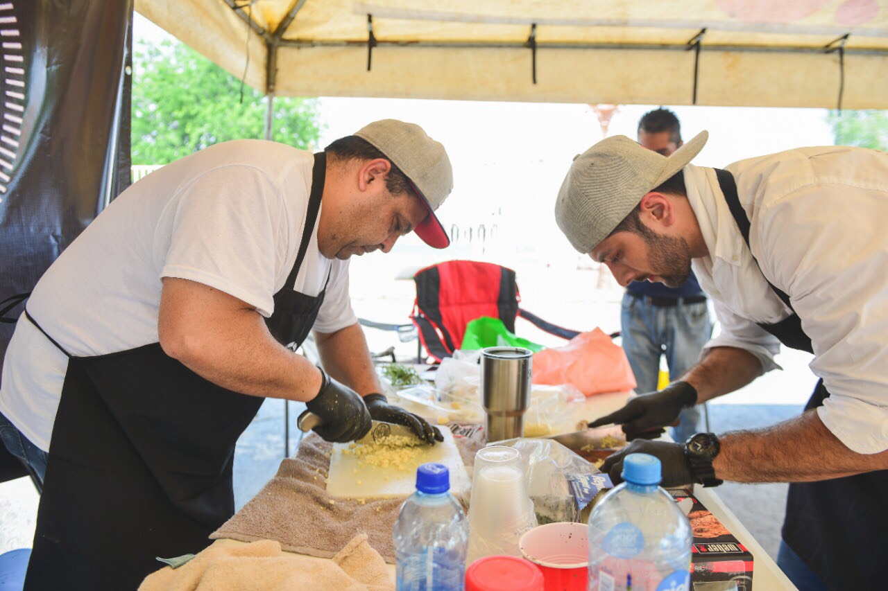 Participantes en la “Gran Parrilla Fest”.