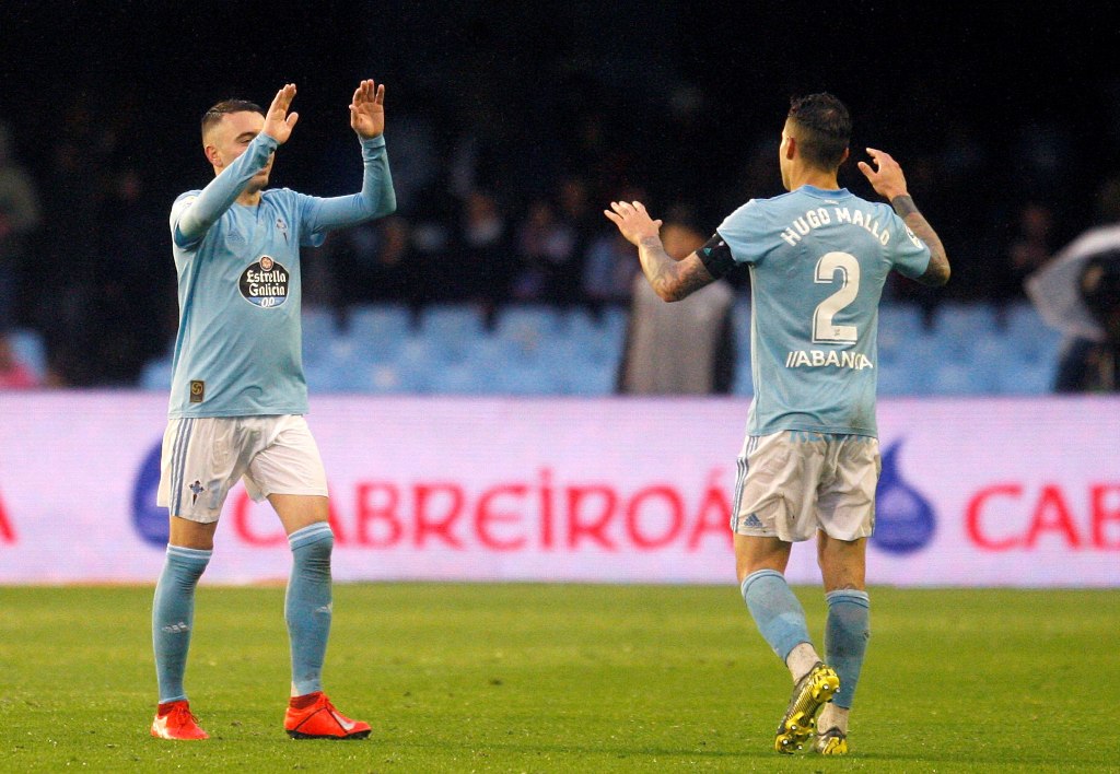 Iago Aspas volvió a ser el héroe del Celta (EFE)