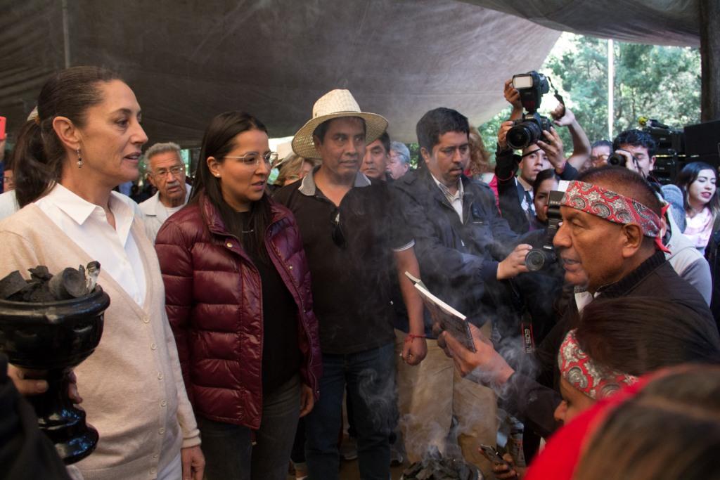 Sheinbaum en la "Entrega de ayudas del programa Altépetl 2019”. (Cuartoscuro)
