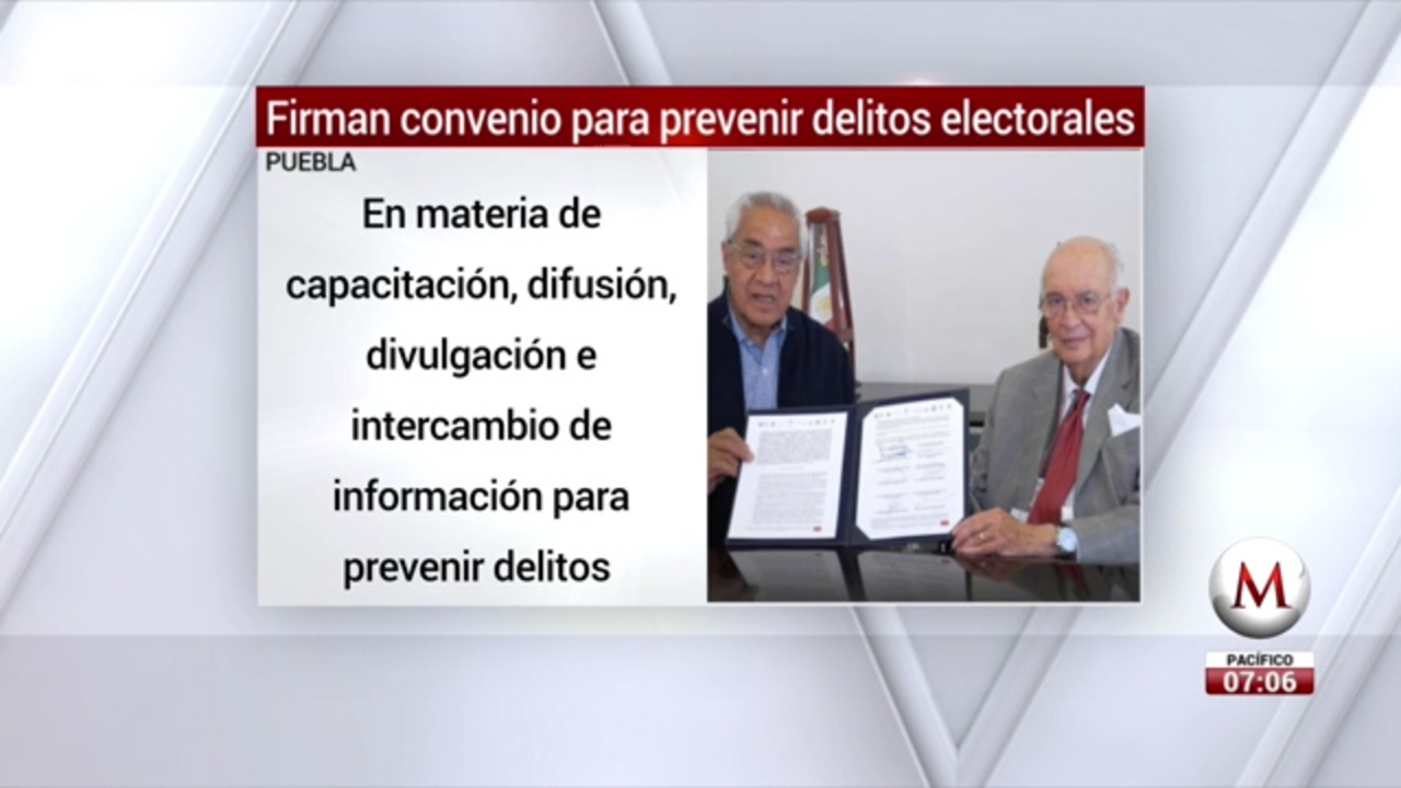 Fepade y gobierno de Puebla firman convenio para prevenir delitos ...
