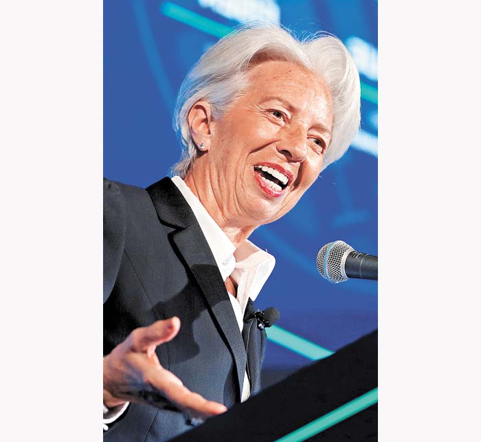 Lagarde, directora gerente del Fondo Monetario Internacional. Kevin Lamarque/reuters