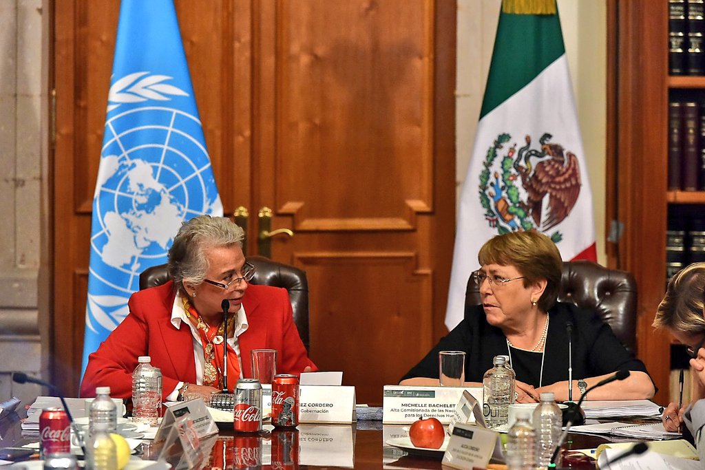 Olga Sánchez Cordero y Michelle Bachelet (Especial)