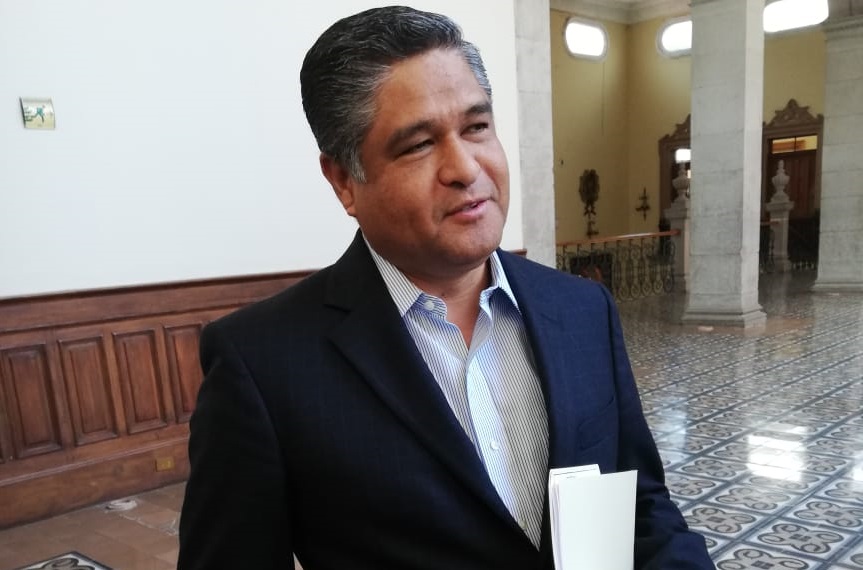 El senador del PAN, Víctor Fuentes Solis. (Eduardo Mendieta)