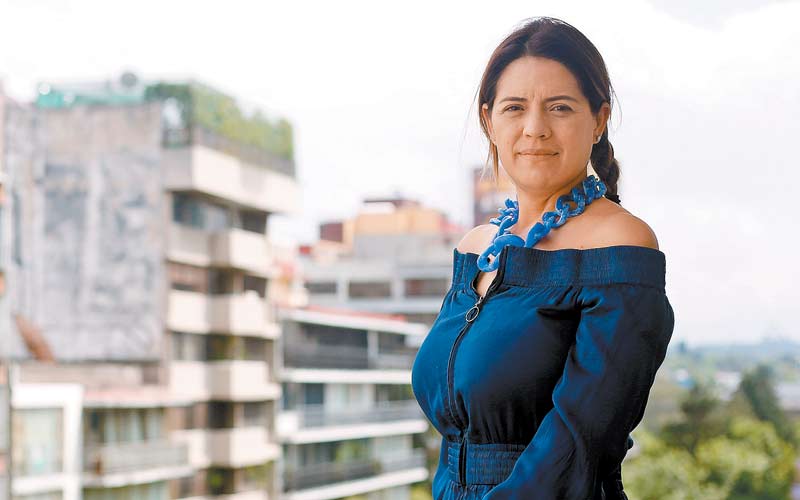 Eunice Rendón: “Me gusta mucho el cine de arte, pero depende cómo esté de ánimos”. (Foto: Araceli López)