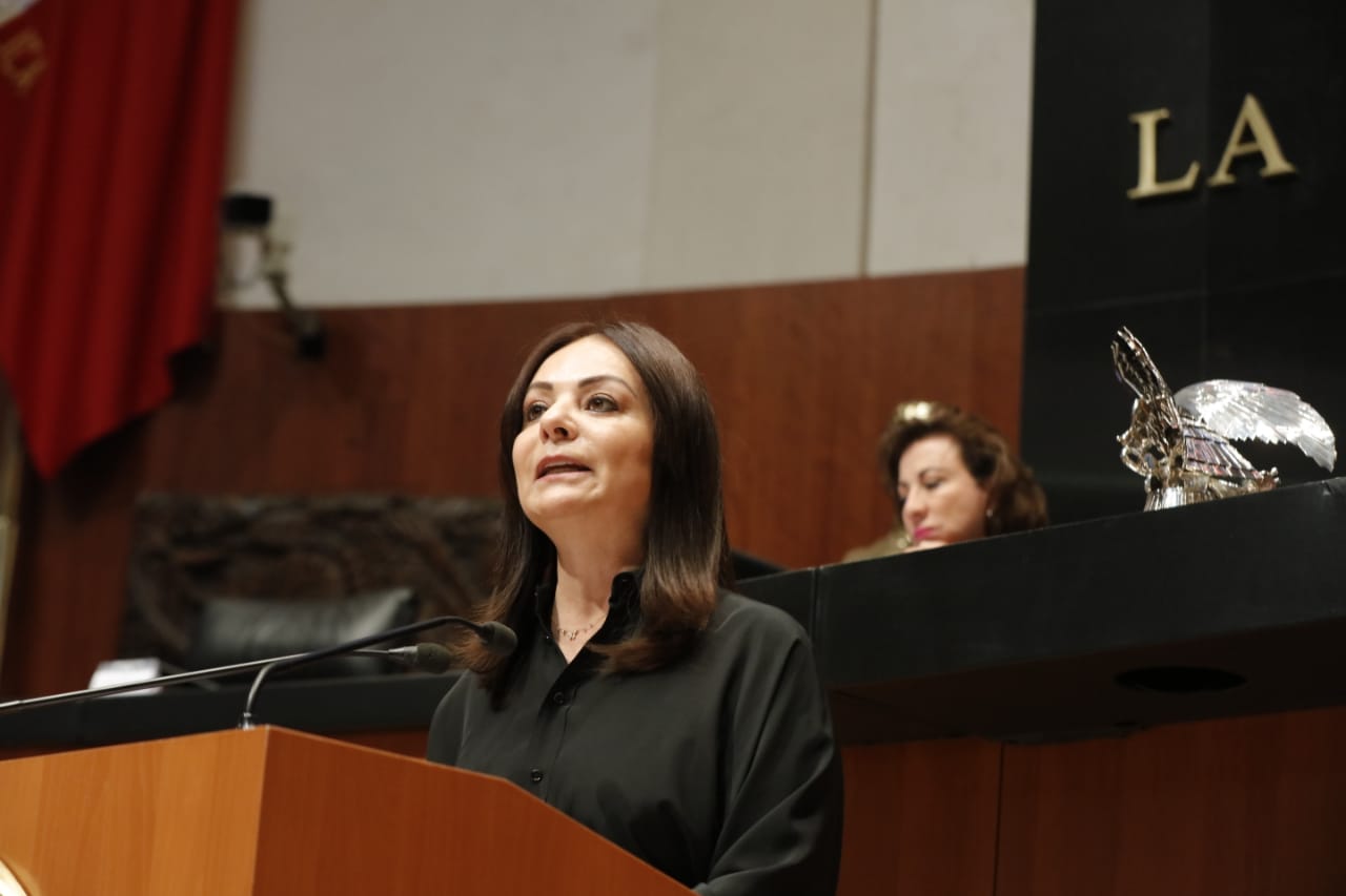 Nuvia Mayorga, senadora por Hidalgo. (Cortesía)