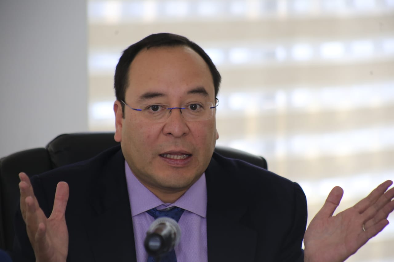 Presidente de la Comisión Temporal de Debate del Instituto Nacional Electoral (INE), Ciro Murayama  (Andrés Lobato)