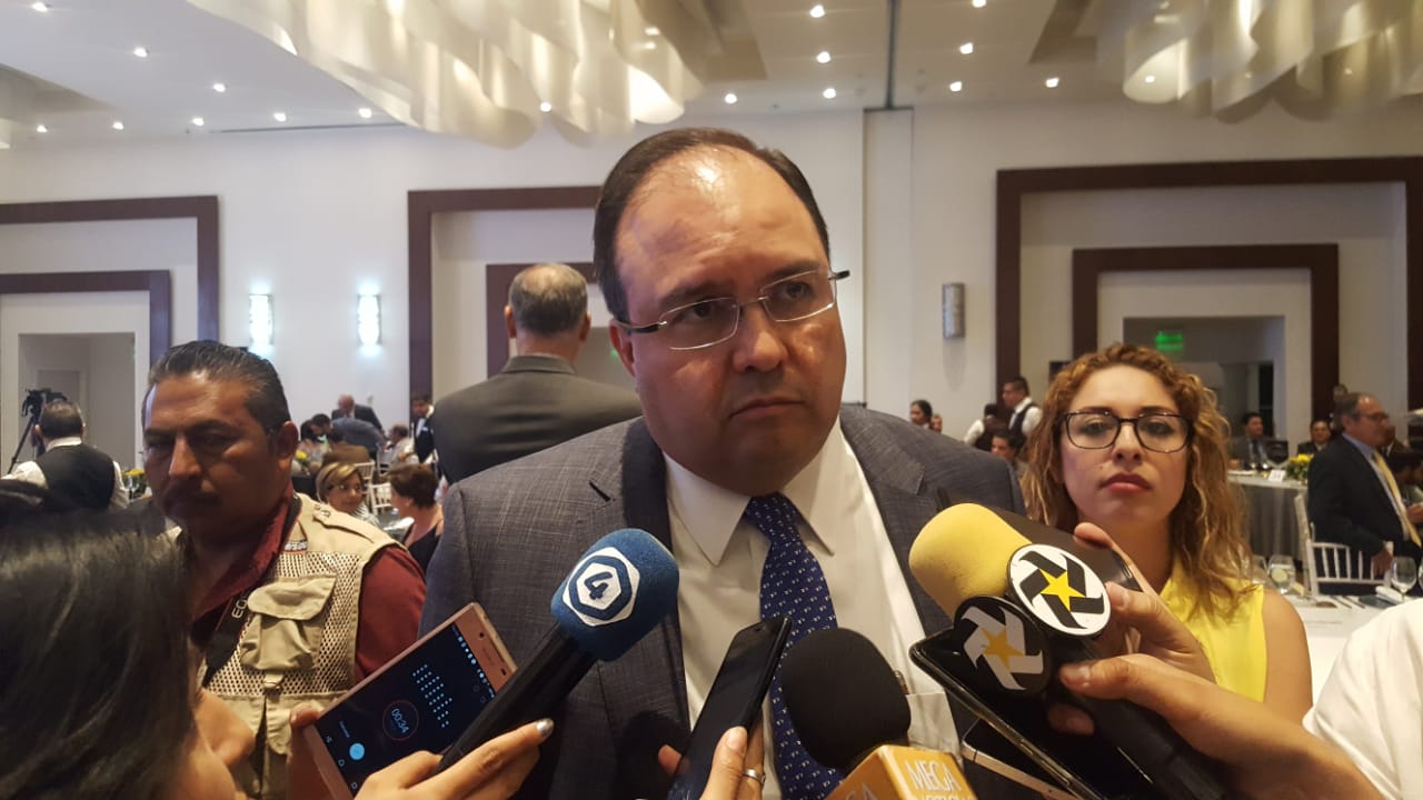 El Presidente del Consejo Coordinador Empresarial de León, José Arturo Sánchez Castellanos