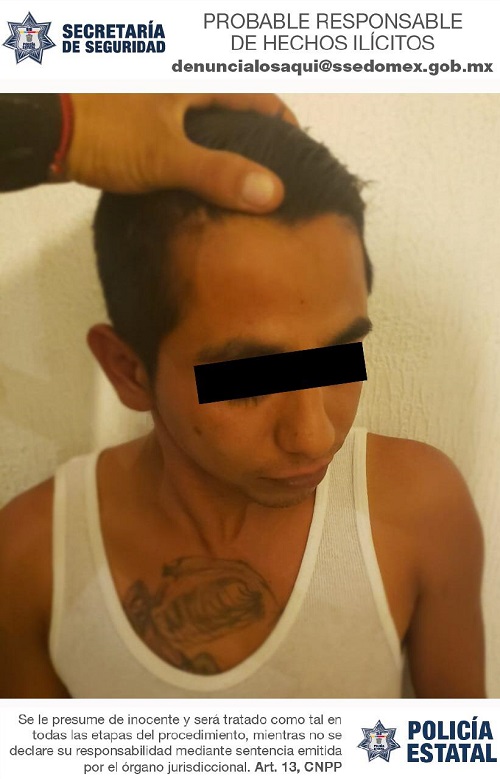 El presunto está implicado en diversos hechos delictivos. (Especial)