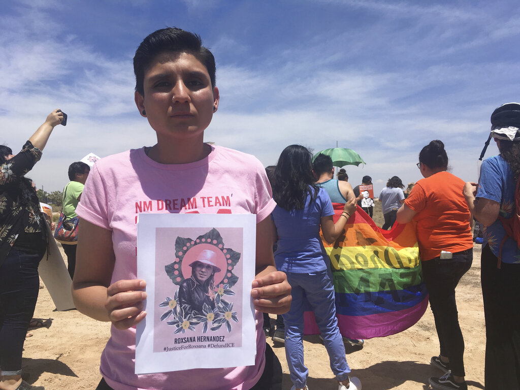Roxsana Hernández, de 22 años, murió en 2018 en Nuevo México.