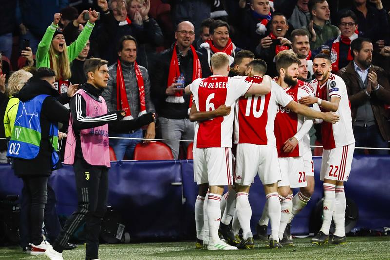 Ajax y Juventus empatan en la ida de Cuartos de Final de Champions League (EFE)