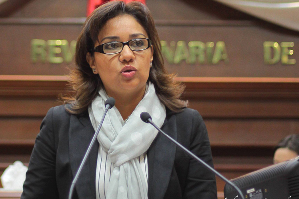 La diputada Sylvia Garfias. (Especial)
