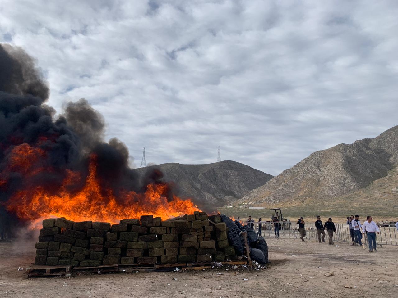La masiva destrucción fue realizada durante un evento público del gobernador de Coahuila.